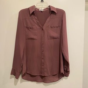 EXPRESS Women’s Portofino Blouse Mauve